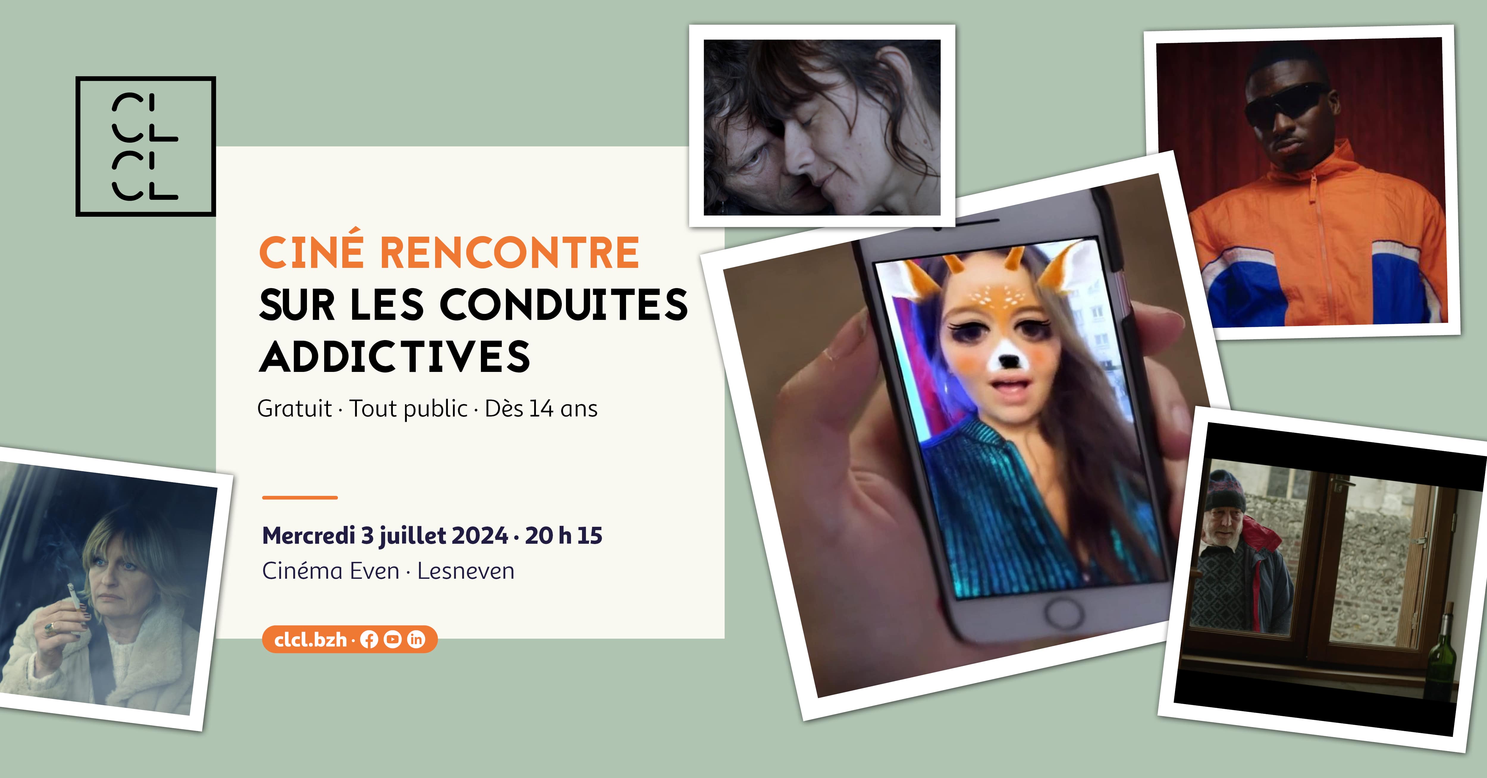 Événement Facebook Ciné rencontre Conduites addictives CLCL min
